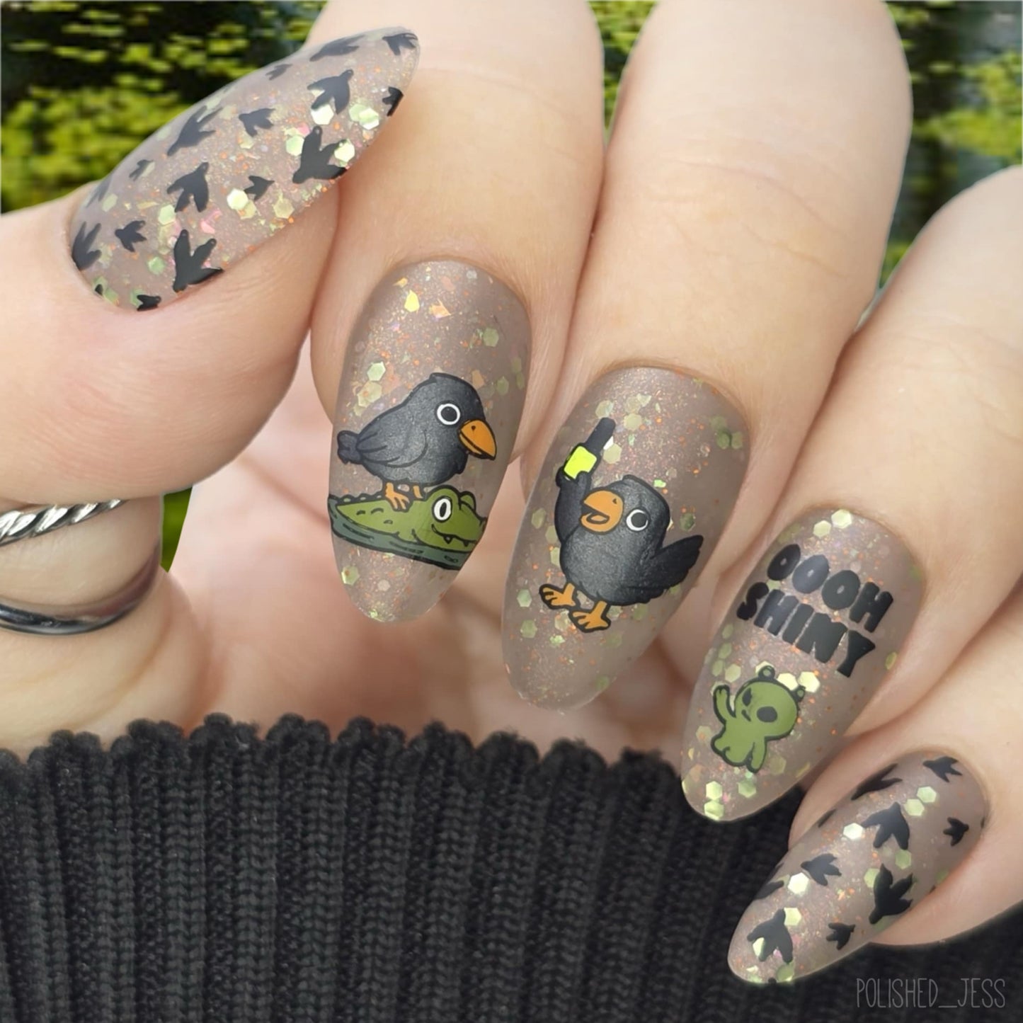 Crow Stamping Plate