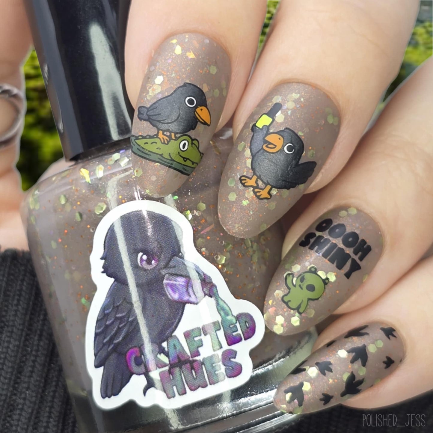 Crow Stamping Plate