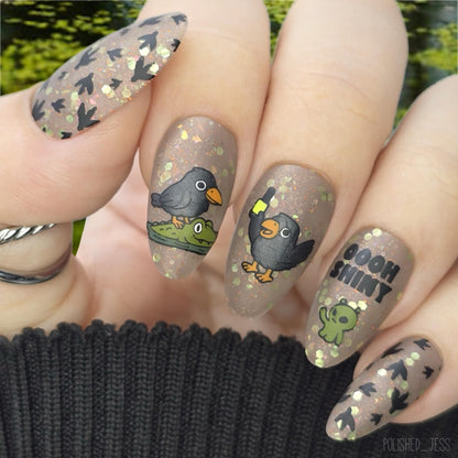 Crow Stamping Plate